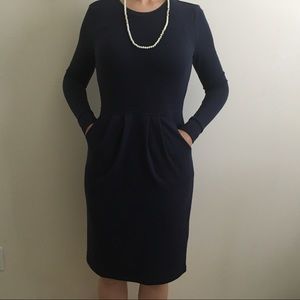 Navy blue dress